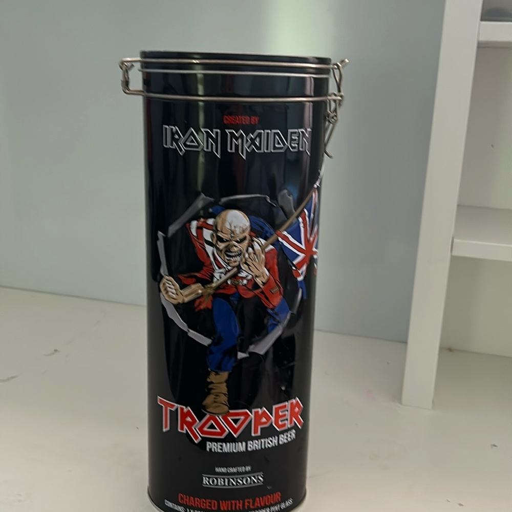 Iron Maiden Beer Tin